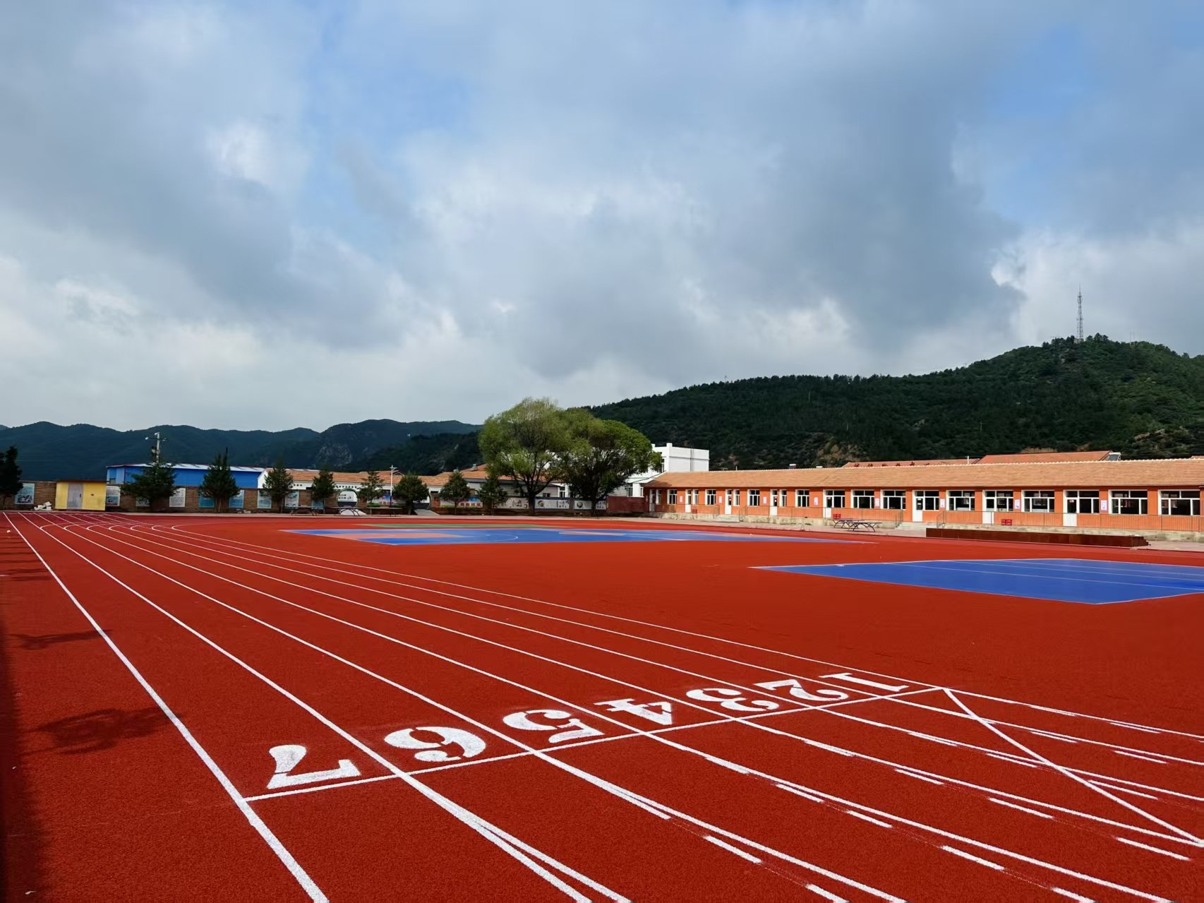 东营市自结纹塑胶跑道塑胶跑道 - 厂家